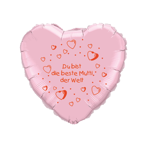 Folienballon - Motiv Du bist die beste Mutti der Welt - S...