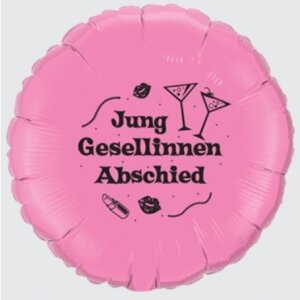 Folienballon - Motiv Jung Gesellinnen Abschied - S - 45...