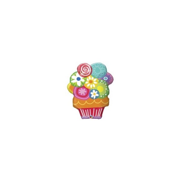 Folienballon - Figur Blumenstrauß im Topf - XXL - 86 cm / 0,07 m³