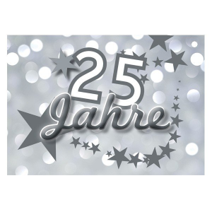 Ballonflugkarte 25 Jahre silber