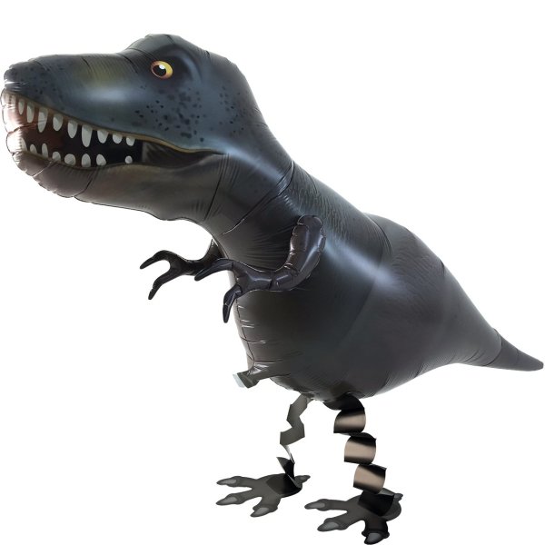 Ballon Dino T-Rex black - Airwalker - XL/Folie -...