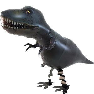 Folienballon - Airwalker Dino T-Rex black - XL -...