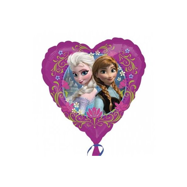 Ballon Frozen: Anna und Elsa - S/Folie - 45cm/0,02m³