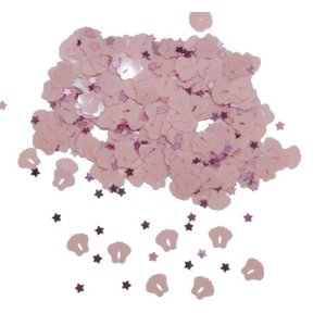 Tischkonfetti, rosa Füsse (14g)