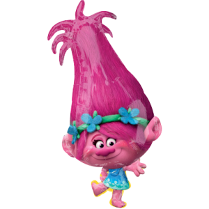 Folienballon - Figur Troll Poppy - XXL - 78 cm / 0,07...