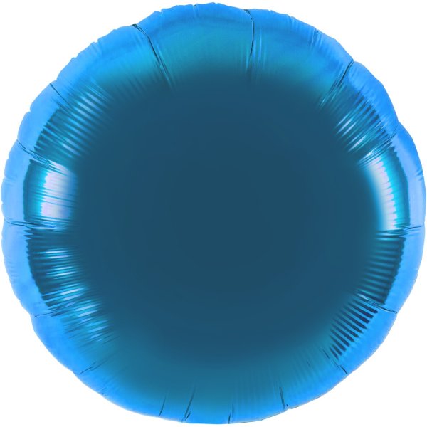 Folienballon Rund hellblau - S - 45cm/0,02m³