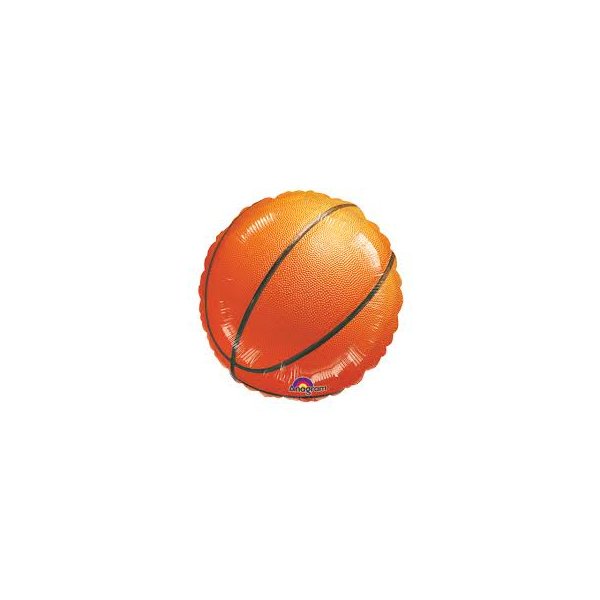 Folienballon - Figur Basketball - S - 45cm/0,02m³