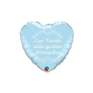 Folienballon - Motiv Zur Taufe alle guten Wünsche -...