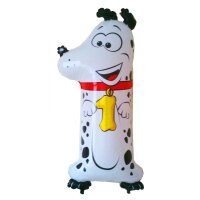 Folienballon - Zahl 1 Animaloon Dalmatiner - XXXL - 102 cm / 0,09 m&sup3;