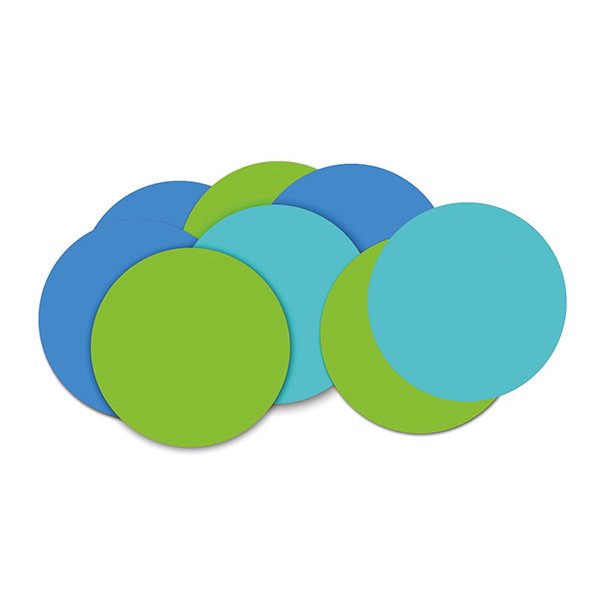 Konfetti - grün - blau - hellblau - 4cm, 60g