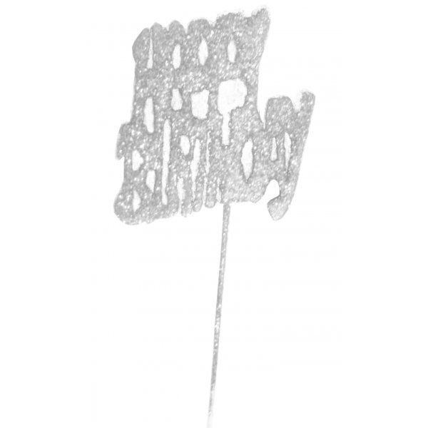 auf Draht - Happy Birthday - Silber