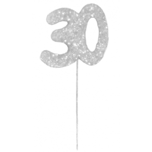 auf Draht - Zahl 30 - silber