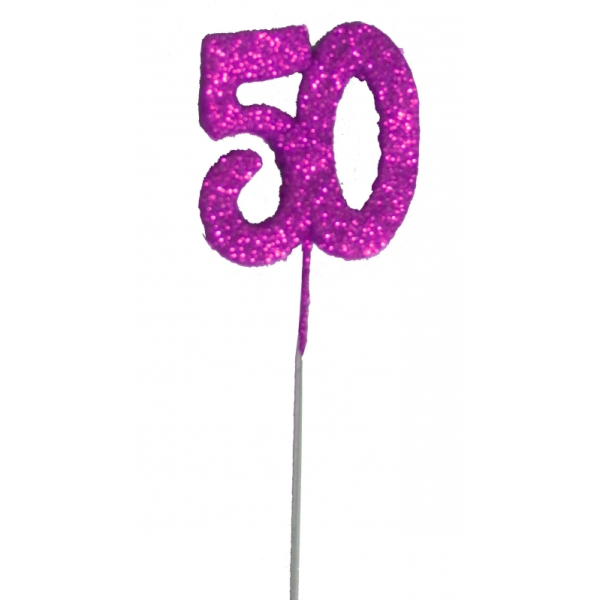 auf Draht - Zahl 50 - Pink