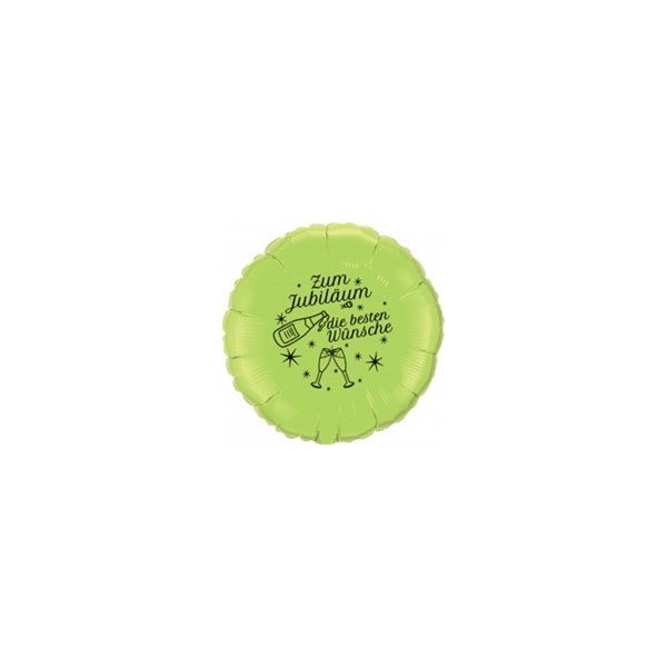 Ballon Zum Jubiläum die besten Wünsche grün