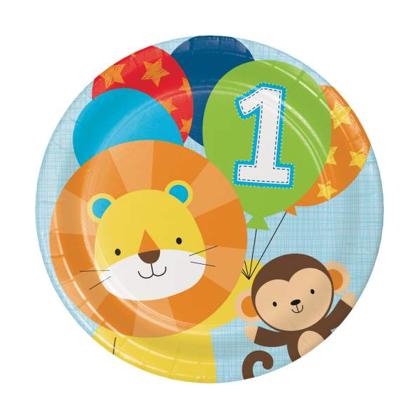 Pappteller "Mein 1. Geburtstag Junge" 22cm (8)