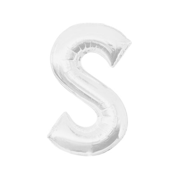 Buchstabenballons XS Silber