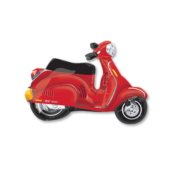 Folienballon - Figur Roller Rot - L - 60 cm / 0,06 m³