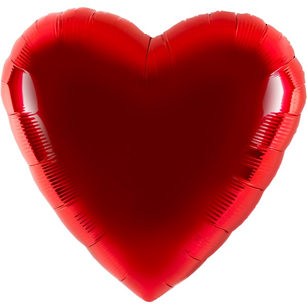 Folienballon - Herz Rot II - XXL - 71 cm / 0,07 m³