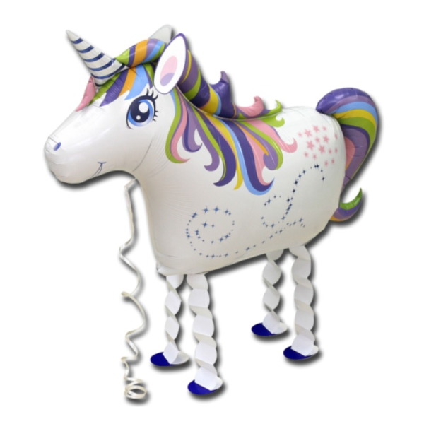 Folienballon - Airwalker Einhorn I - XL - 70 cm / 0,07...