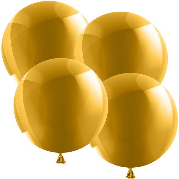 Latexballon Metallic Gold - XL/Latex - 50cm/0,06m³