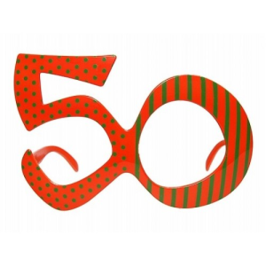 Brille Zahl 50