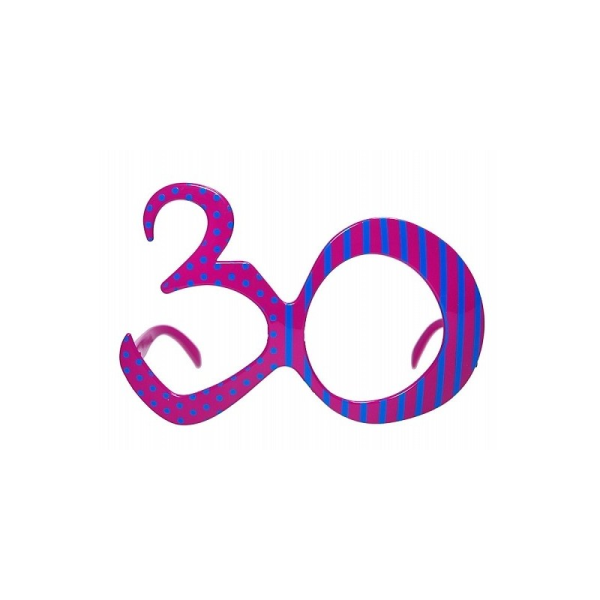 Brille Zahl 30