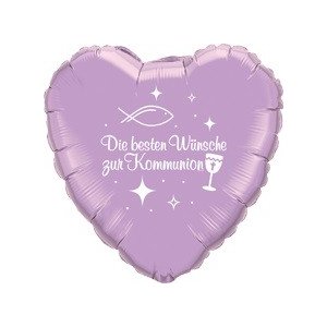 Ballon Die besten Wünsche zur Kommunion 45 cm