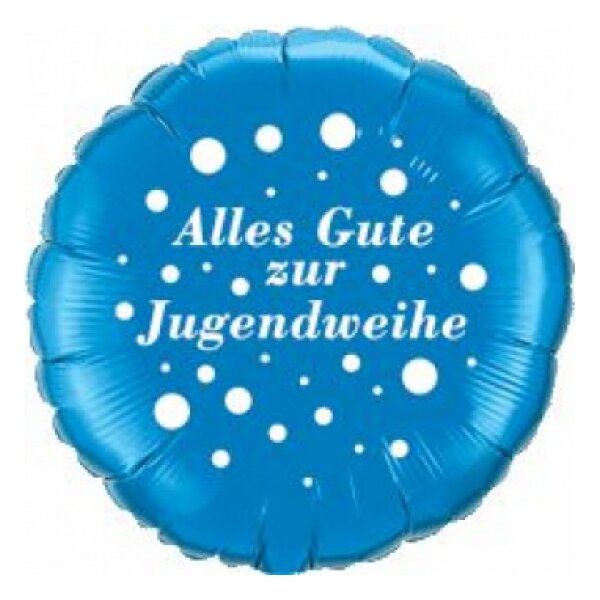 Folienballon - Motiv Alles Gute zur Jugendweihe pink - S...