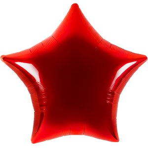 Ballon Stern rot - S/Folie - 45cm/0,02m³