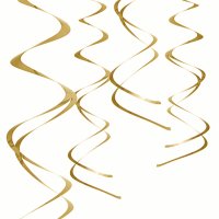 Girlande Spirale gold 60 cm (5)