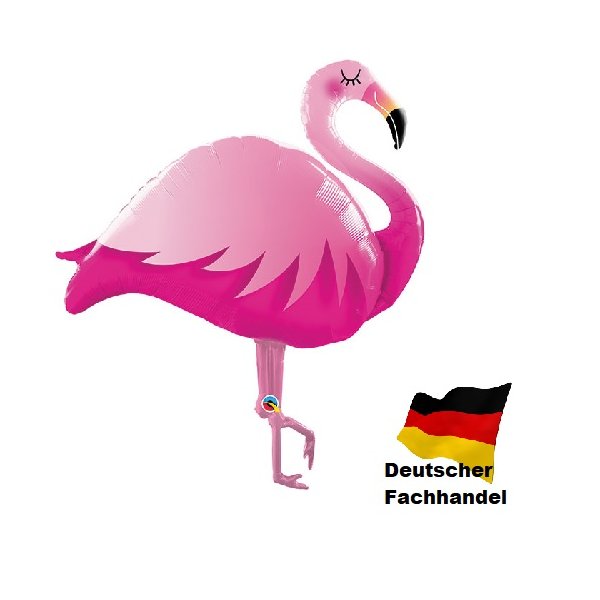 Folienballon - Figur Flamingo - XXL - 117cm/0,10m³