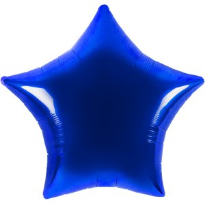 Ballon Stern Blau - S/Folie - 45cm/0,02m³