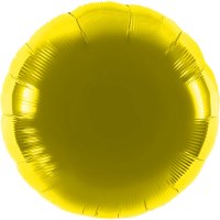 Folienballon Rund gelb - S - 45cm/0,02m³