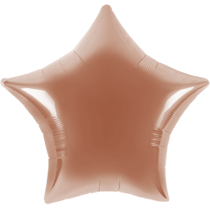 Ballon Stern rosegold - S/Folie - 45cm/0,02m³