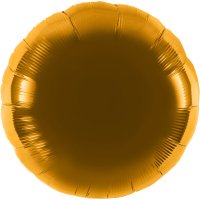 Ballon Rund gold - S/Folie - 45cm/0,02m³