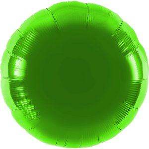 Folienballon Rund limonengrün - S - 45cm/0,02m³