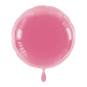 Folienballon Rund bubble pink - S - 45cm/0,02m³