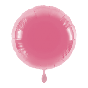 Folienballon - Rund bubble pink - S - 45 cm / 0,02 m³