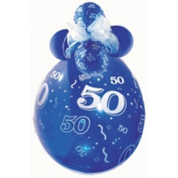 Verpackungsballon Zahl 50