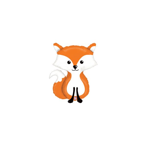 Folienballon - Figur Fuchs - XL - 76 cm / 0,07 m&sup3;