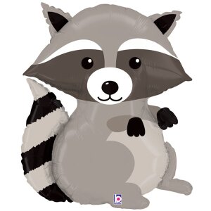 Folienballon - Figur Waschbär - XL - 91 cm / 0,07...