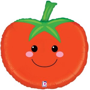 Folienballon - Figur Tomate - S - 64 cm / 0,06 m&sup3;