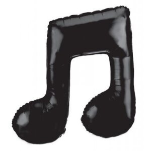 Folienballon - Figur Note - XXL - 102 cm / 0,10 m³