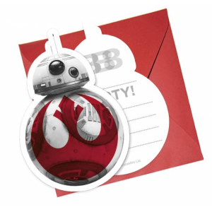 Einladungkarten Star Wars - Last Jedi, (6)