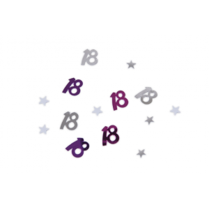 Flitterbox - Zahl 18 - Pink, ca. 15g