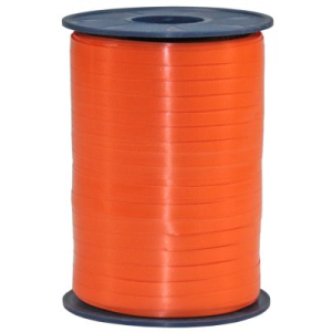 Kräuselband - Präsentband - Orange,  5mmx500m