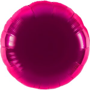 Folienballon - Rund pink - XXL - 71 cm / 0,07 m³