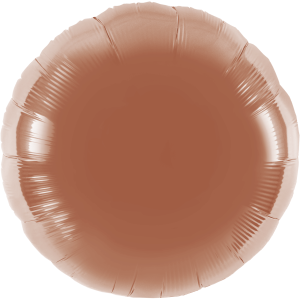 Ballon Rund rosegold - XXL/Folie - 71cm/0,07m³