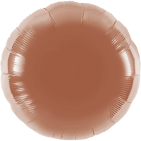 Folienballon Rund rosegold - XXL - 71cm/0,07m³