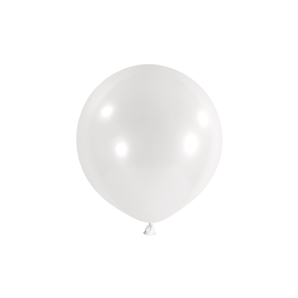 Latexballon - Weiß - XXL - 80cm/0,40,m³